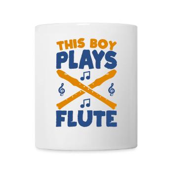 Little Flute Player - Mug - white - Front