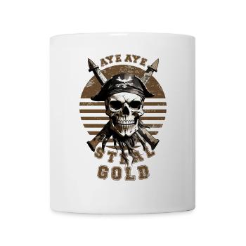 Piraten - Tasse - Weiß - Vorne