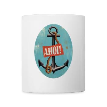 Ahoi - Tasse - Weiß - Vorne