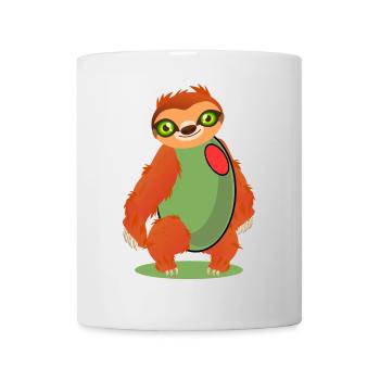 COSTUMES DE PARESSEUX D’OLIVE - Mug blanc - blanc - Devant