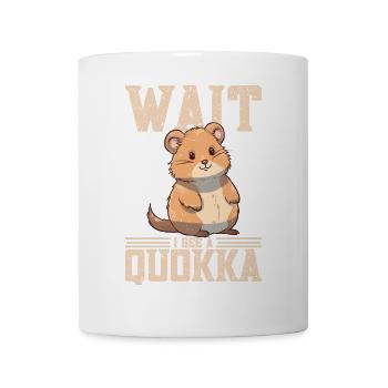 Wait I see a quokka - Mug - white - Front