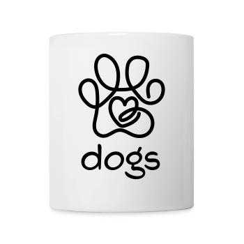 I love dogs - Mug - white - Front