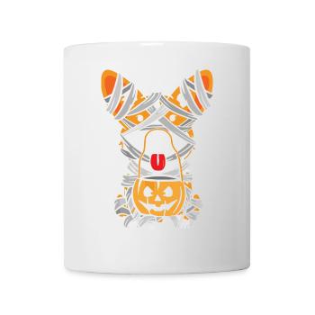 Halloween Dog Wrapped in Bandages - Mug - white - Front