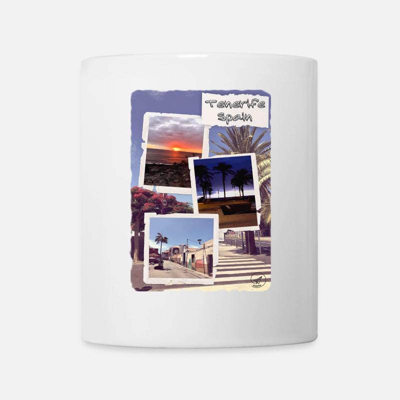 Paysages de Tenerife au coucher du soleil - Mug blanc - blanc