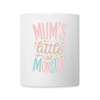 Mum's Little Monster - Mug - white - Front