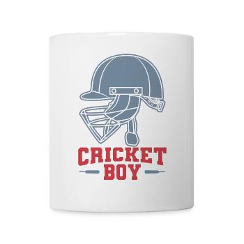 Garçons de cricket - Mug blanc - blanc - Devant