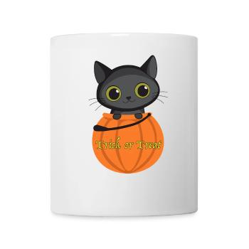 Des bonbons ou des bâtons - Mug blanc - blanc - Devant