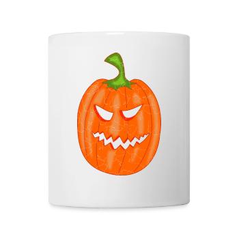 Citrouille Halloween - Mug blanc - blanc - Devant