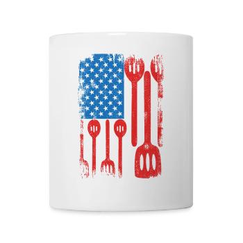U.S. Patriotic Chef - Mug - white - Front