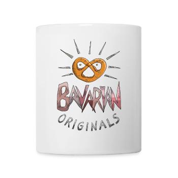 "Bavarian Originals" with rocker pretzel - Mug - white - Front