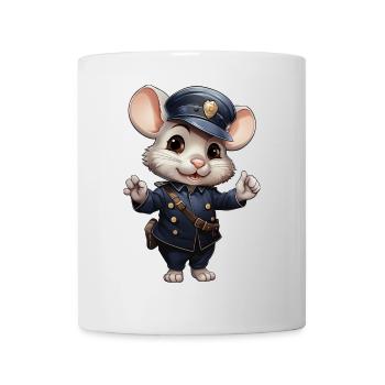 Mice Policewoman - Mug - white - Front