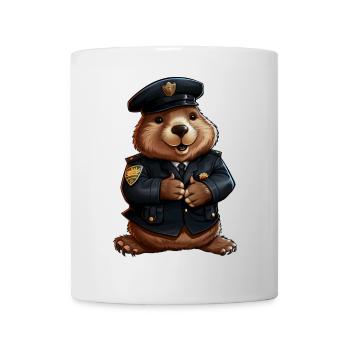 Beaver Police - Mug - white - Front