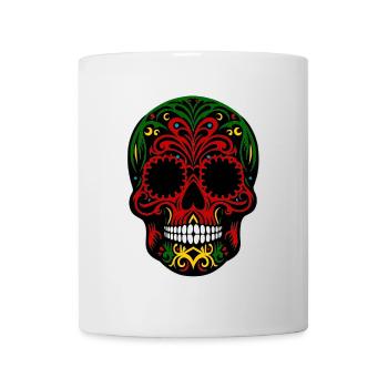 Santa Muerte | Schädel Feier - Tasse - Weiß - Vorne