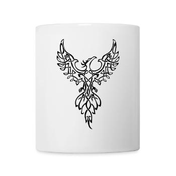 Black Phoenix Symbol - Mug - white - Front