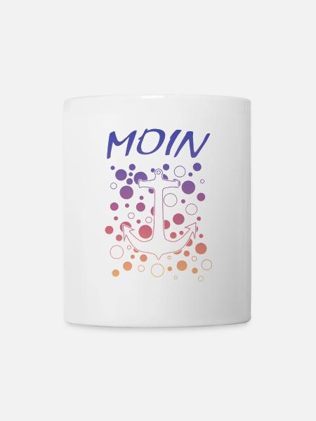 Moin Anker - Tasse - Weiß