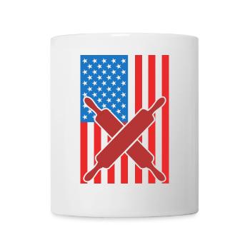 4. Juli USA Backen - Tasse - Weiß - Vorne