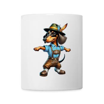 Teckel Bayern - Mug blanc - blanc - Devant