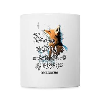 Bibelvers Christlich Religiöses Motiv - Tasse - Weiß - Vorne