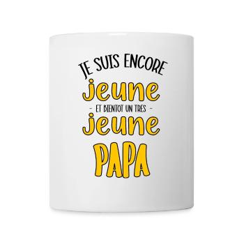 Soon to be a very young dad - Mug - white - Front