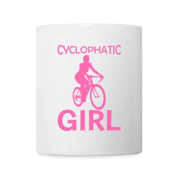 Nur eine Radfahrerin - Tasse - Weiß - Vorne