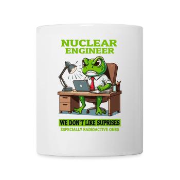 Citation d’un futur ingénieur nucléaire et science atomique - Mug blanc - blanc - Devant