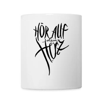 Hör auf dein Herz - Tasse - Weiß - Vorne