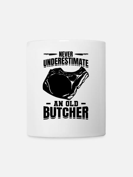 Fleischer Opa - Tasse - Weiß