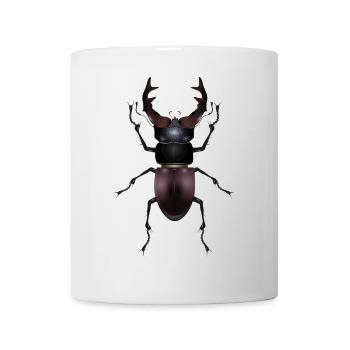 magnificent stag drawn by hand - Mug - white - Front