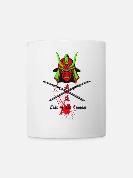 Samuraihelm Kabuto 3 - Tasse - Weiß