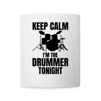Citation du batteur - Mug blanc - blanc - Devant