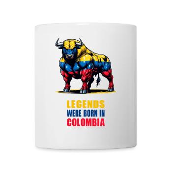 Legends were born in Colombia - Mug - white - Front
