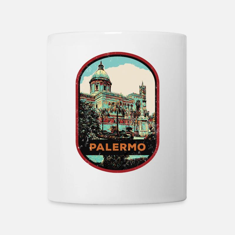 Exploration sicilienne : Palerme authentique - Mug blanc - blanc