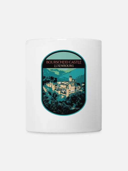 Schloss Bourscheid bestaunen - Tasse - Weiß