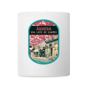 Luis de Camoes Artistic Street, Águeda - Mug - white - Front