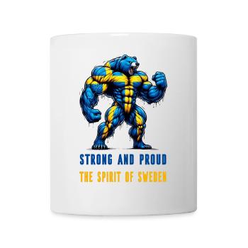 Strong and proud Swedish bear - Mug - white - Front