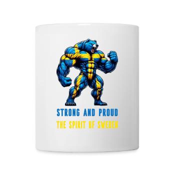 Stark und stolz Schweden Bär - Tasse - Weiß - Vorne