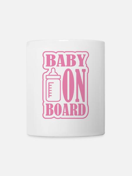 Baby on Board - Tasse - Weiß