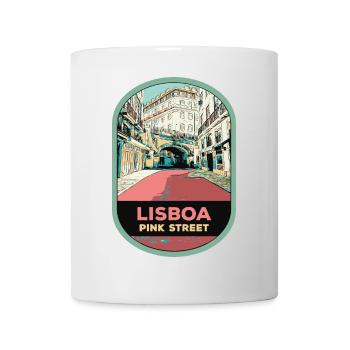 Illustration Rue Rose, Cais do Sodré - Mug - white - Front