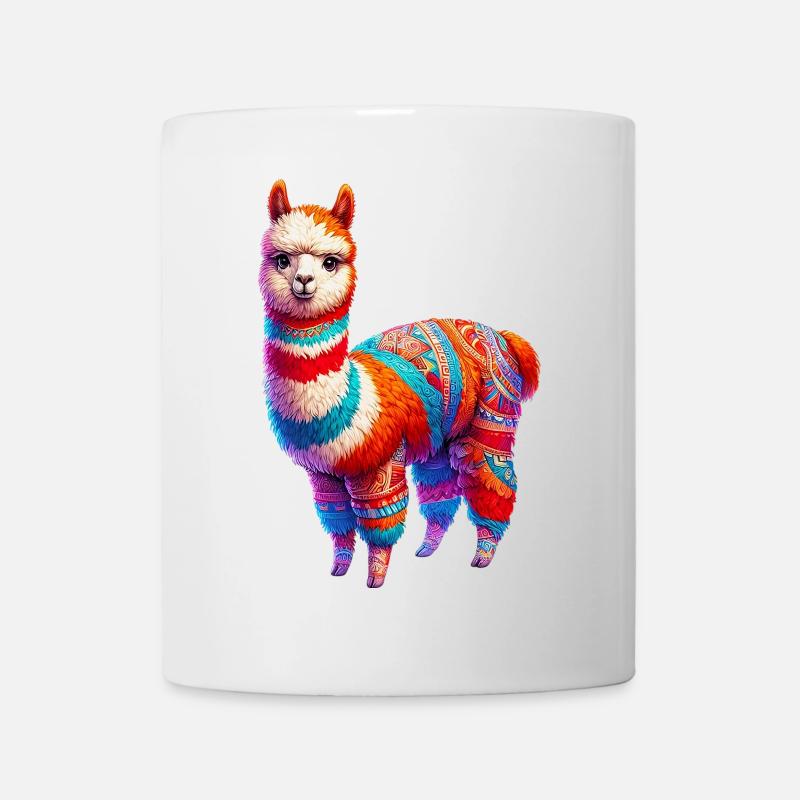 Alpaka - Tasse - Weiß