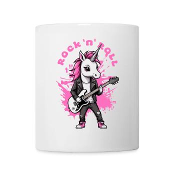 Licorne Rock 'n' Roll - Mug blanc - blanc - Devant