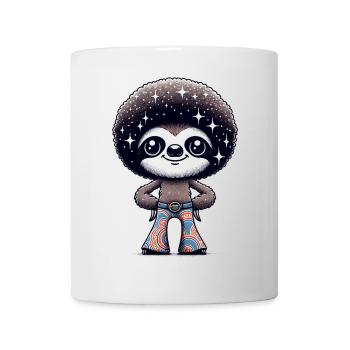 Disco Sloth: Starry Night Groover - Mug - white - Front