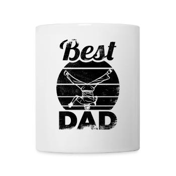 Meilleur papa breakdance - Mug blanc - blanc - Devant