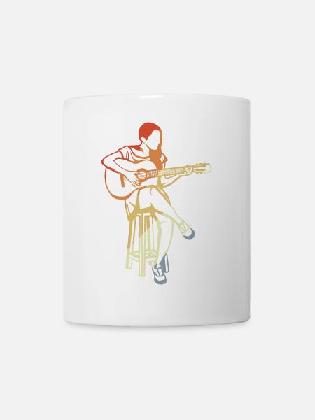 Gitarristin - Tasse - Weiß