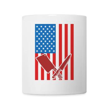 Butcher USA Flag - Mug - white - Front