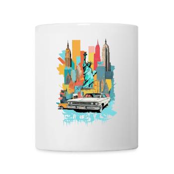 Ville de New York - Mug blanc - blanc - Devant