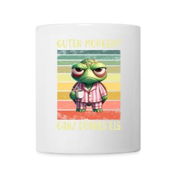 Schildkröte Morgenmuffel - Tasse - Weiß - Vorne