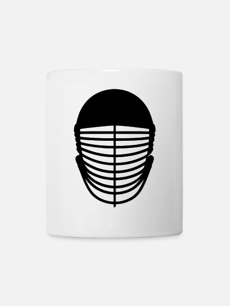 Fechtmaske - Tasse - Weiß