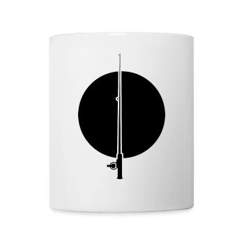 Fishing rod - Mug - white - Front