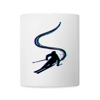 Fun on the slopes Winter sports Snow Winter skiers - Mug - white - Front