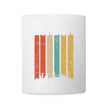 London Skyline Stripes - Mug - white - Front